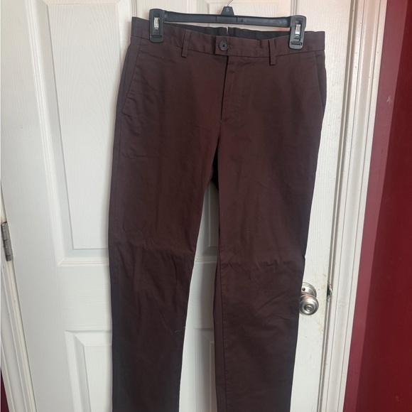 Calvin Klein Black Refined Stretch Chinos - Picture 2 of 4